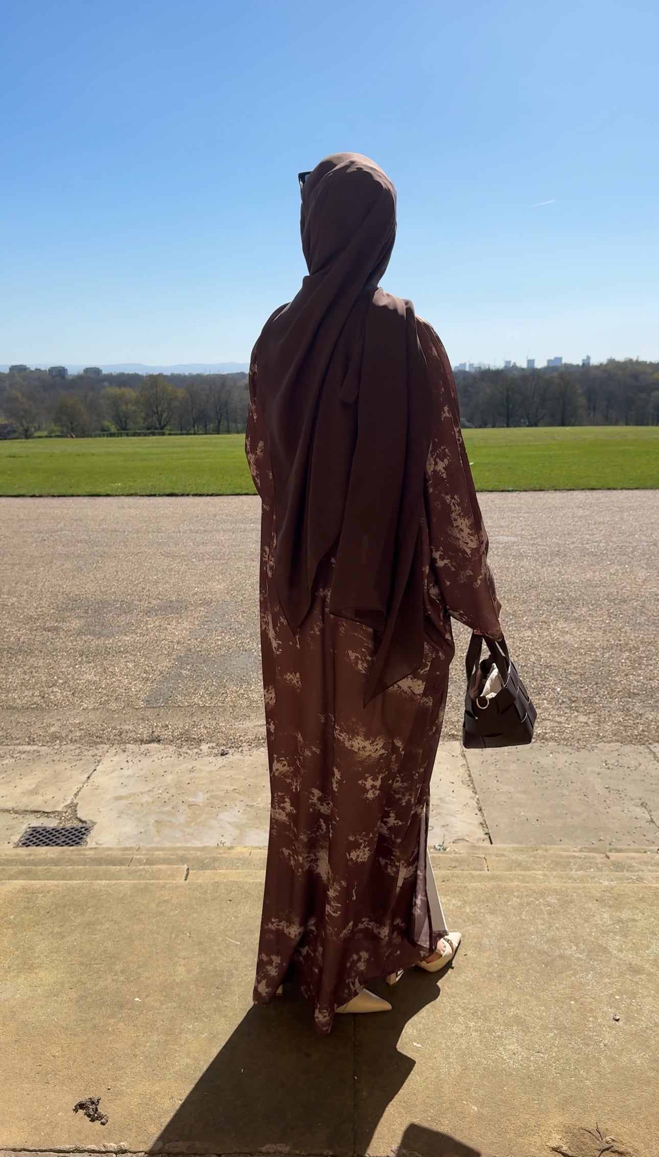 Marble Print Brown