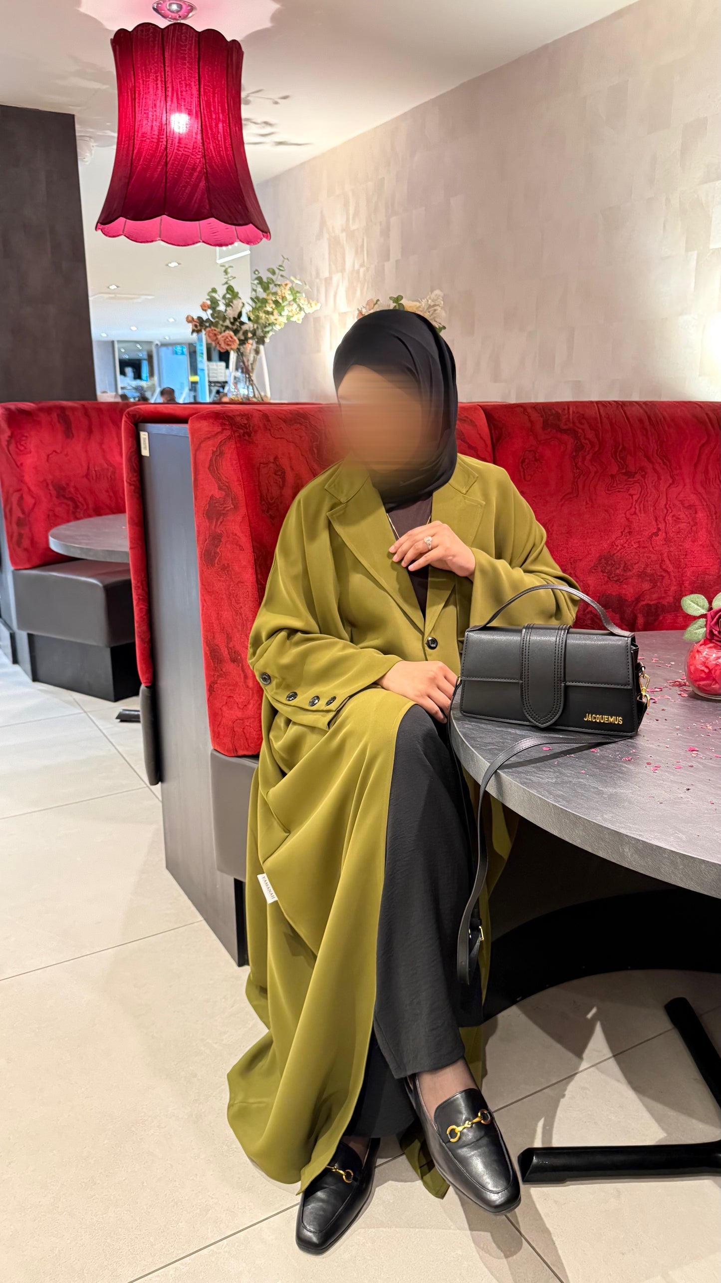 Aaliyah Blazer Abaya | Olive