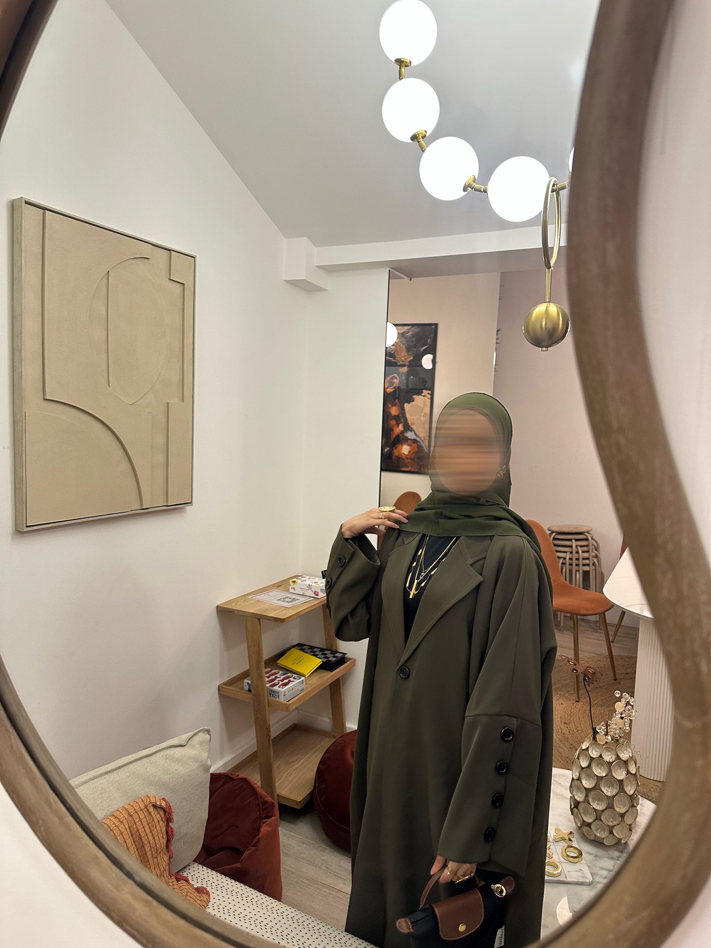 Aaliyah Blazer Abaya | Khaki