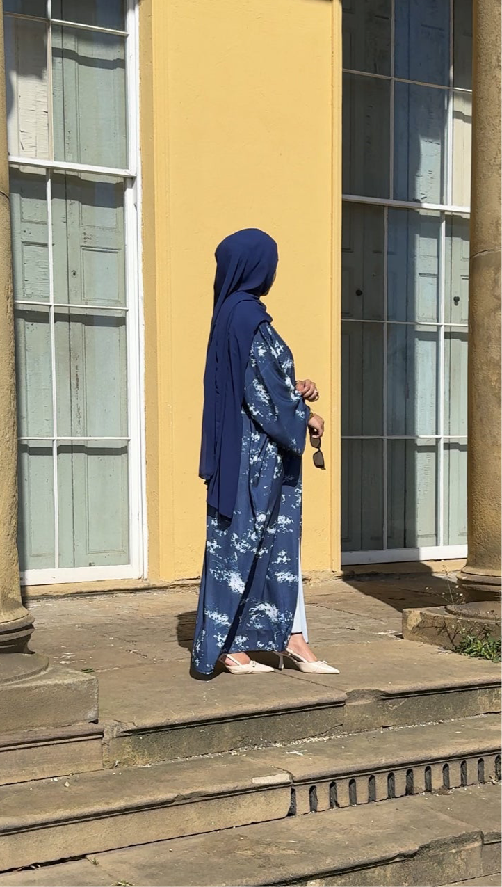 Marble Print Blue
