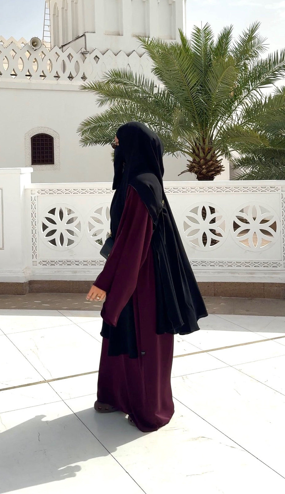 PRE-ORDER Khimar with Matching Half Niqab (2-4 WEEKS)