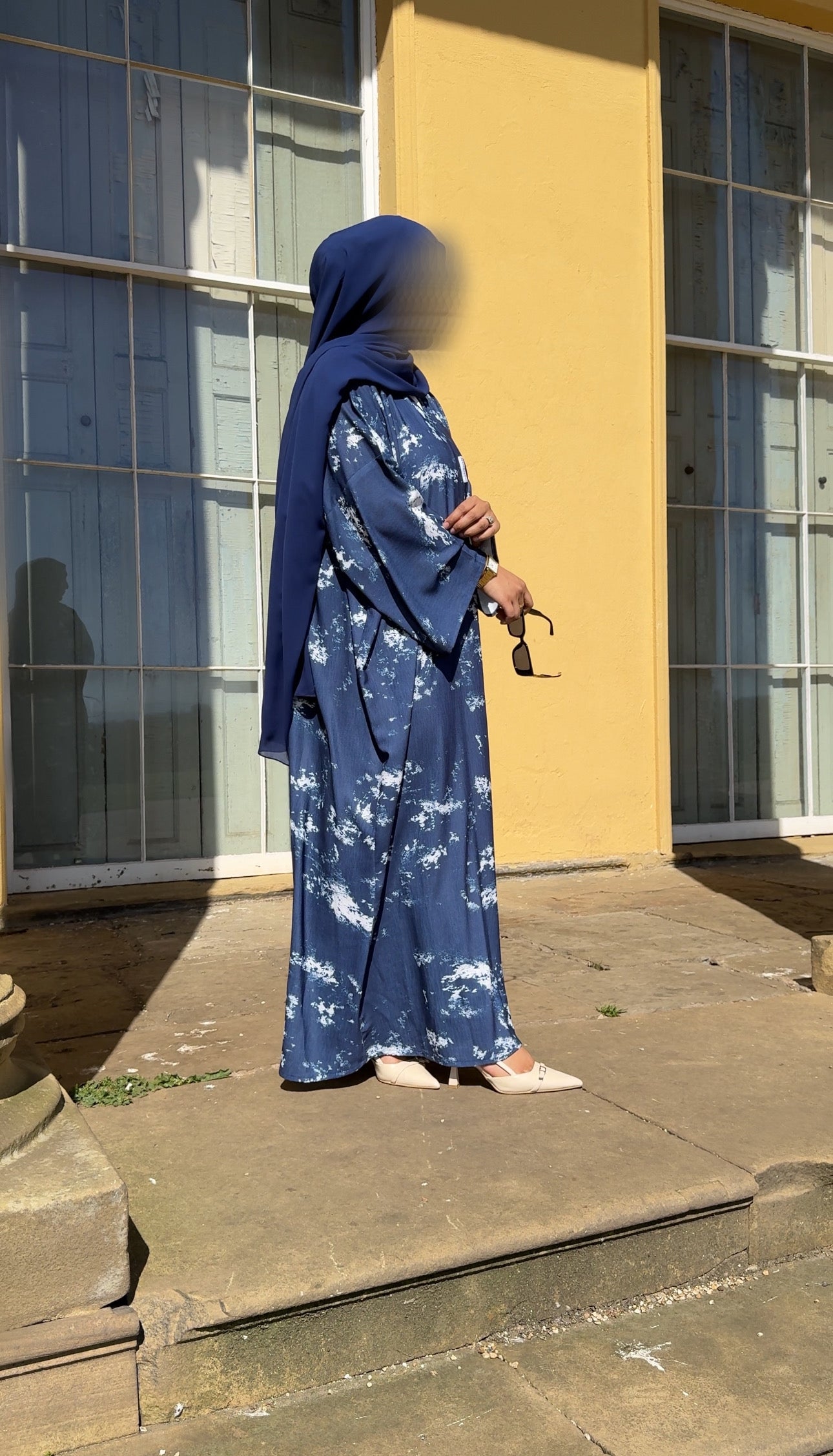 Marble Print Blue