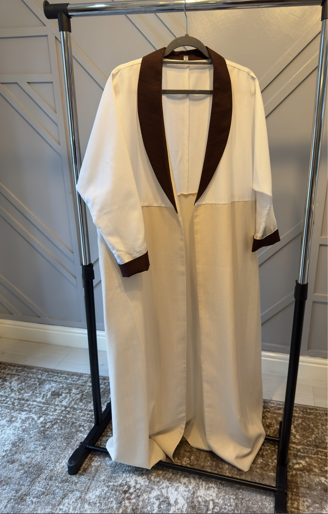 Linen Blazer Abaya (SAMPLE)