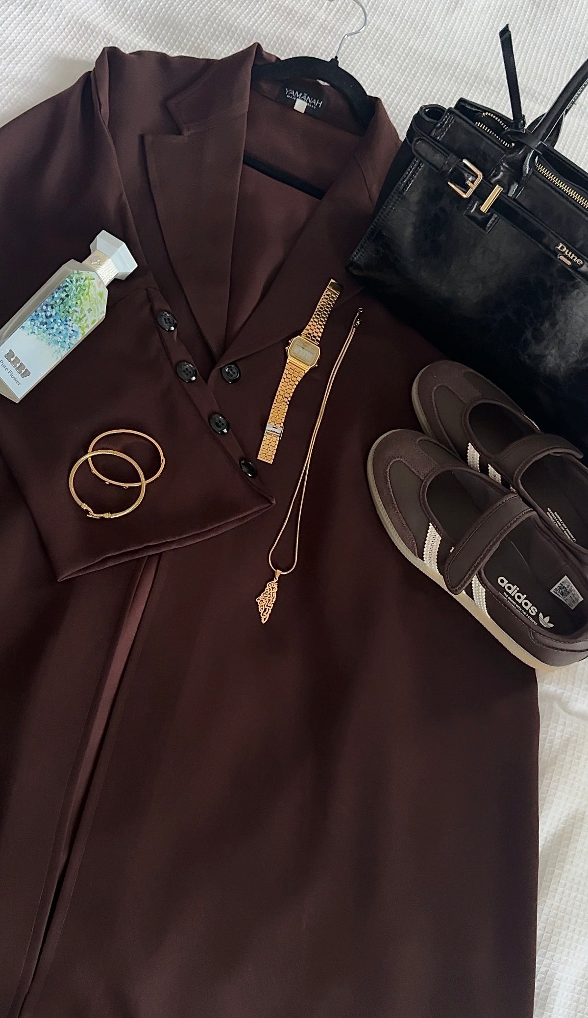 Aaliyah Blazer Abaya | Brown