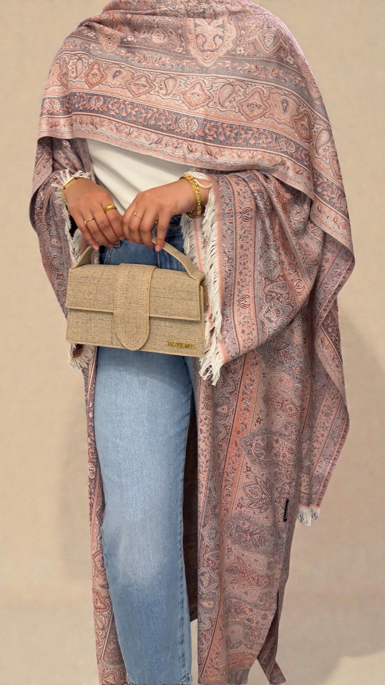 Pashmina Abaya | Terracotta Sea