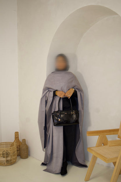 Suede Cape Abaya (Minor Fault)