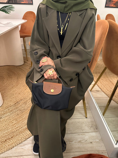 Aaliyah Blazer Abaya (KHAKI)