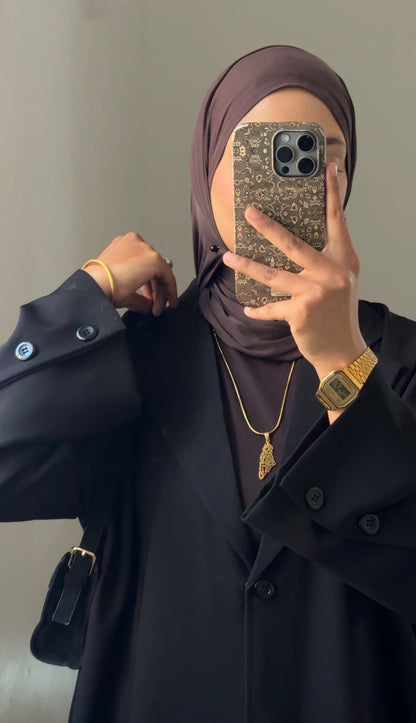 Aaliyah Blazer Abaya | Black