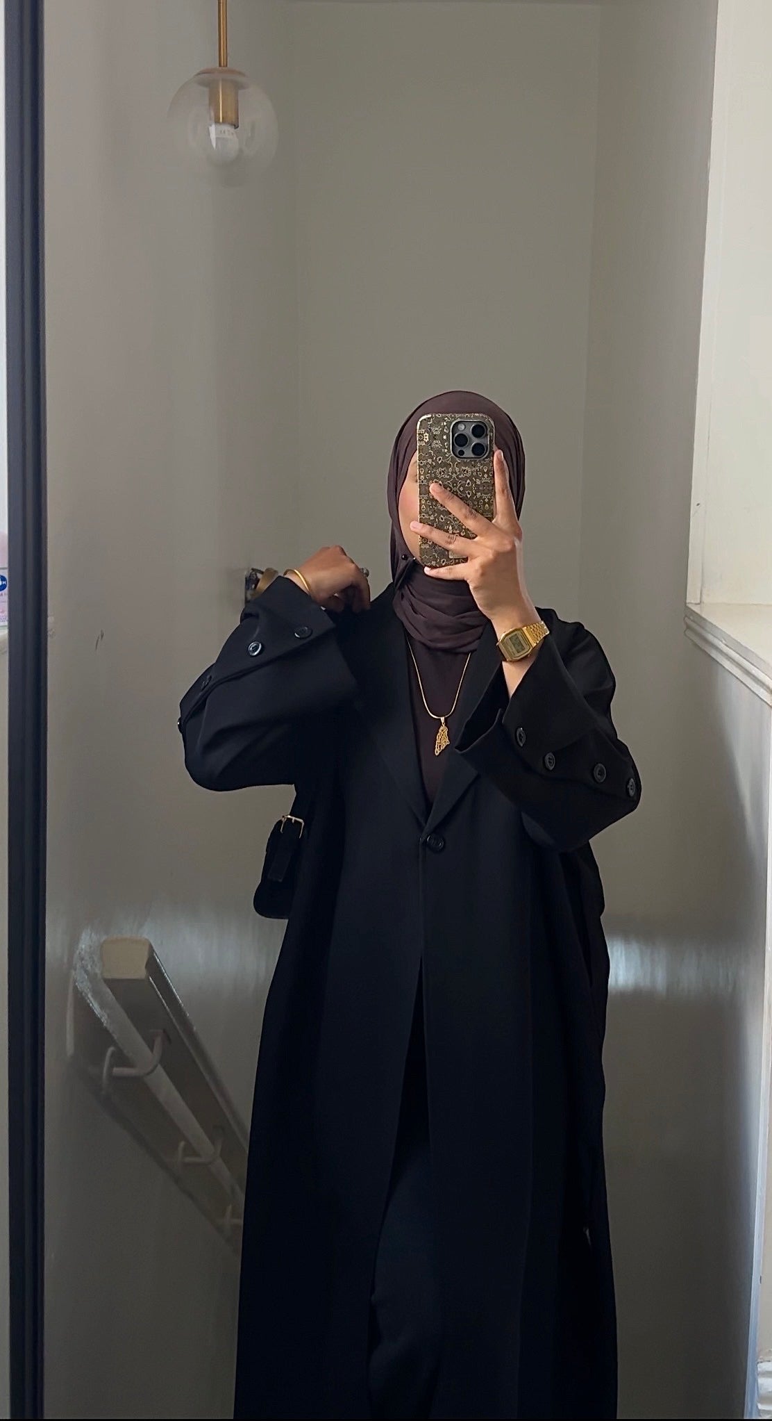 Aaliyah Blazer Abaya | Black