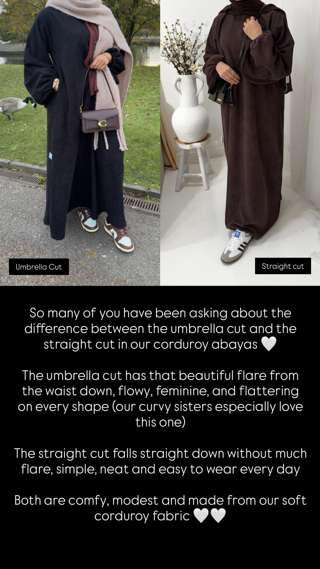 Corduroy Abaya | Cocoa Brown