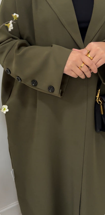 Aaliyah Blazer Abaya (KHAKI)