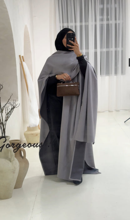 Suede Cape Abaya (Minor Fault)