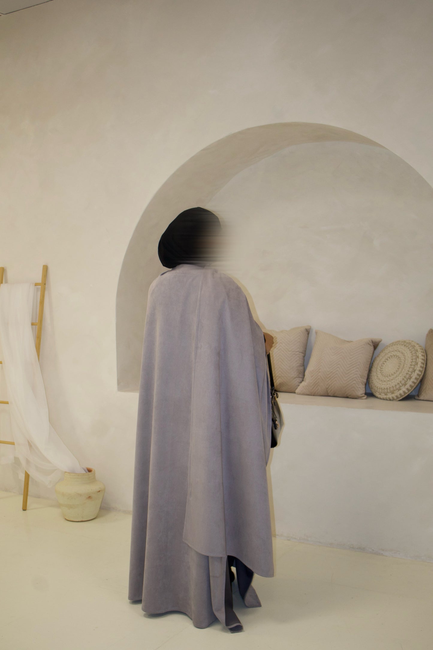 Suede Cape Abaya (Minor Fault)