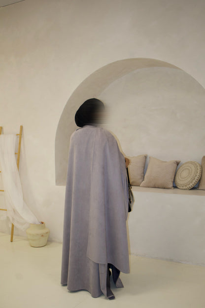 Suede Cape Abaya (Minor Fault)