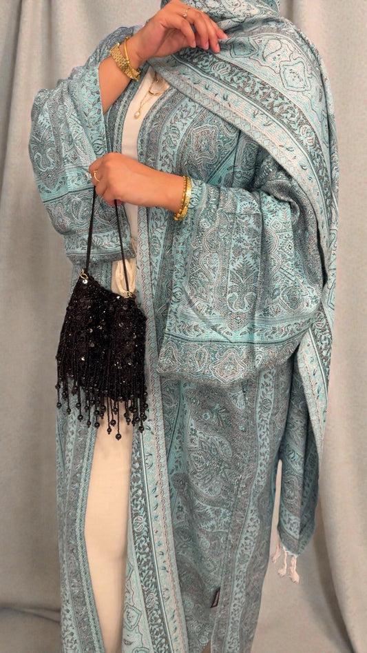 Pashmina Abaya | Ice Blue