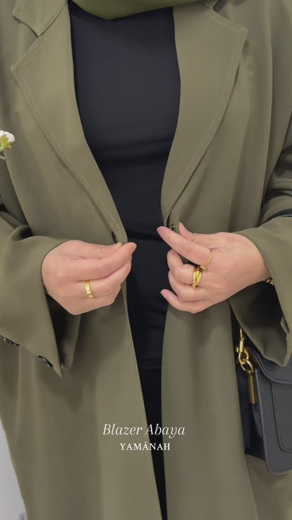 Aaliyah Blazer Abaya (KHAKI)